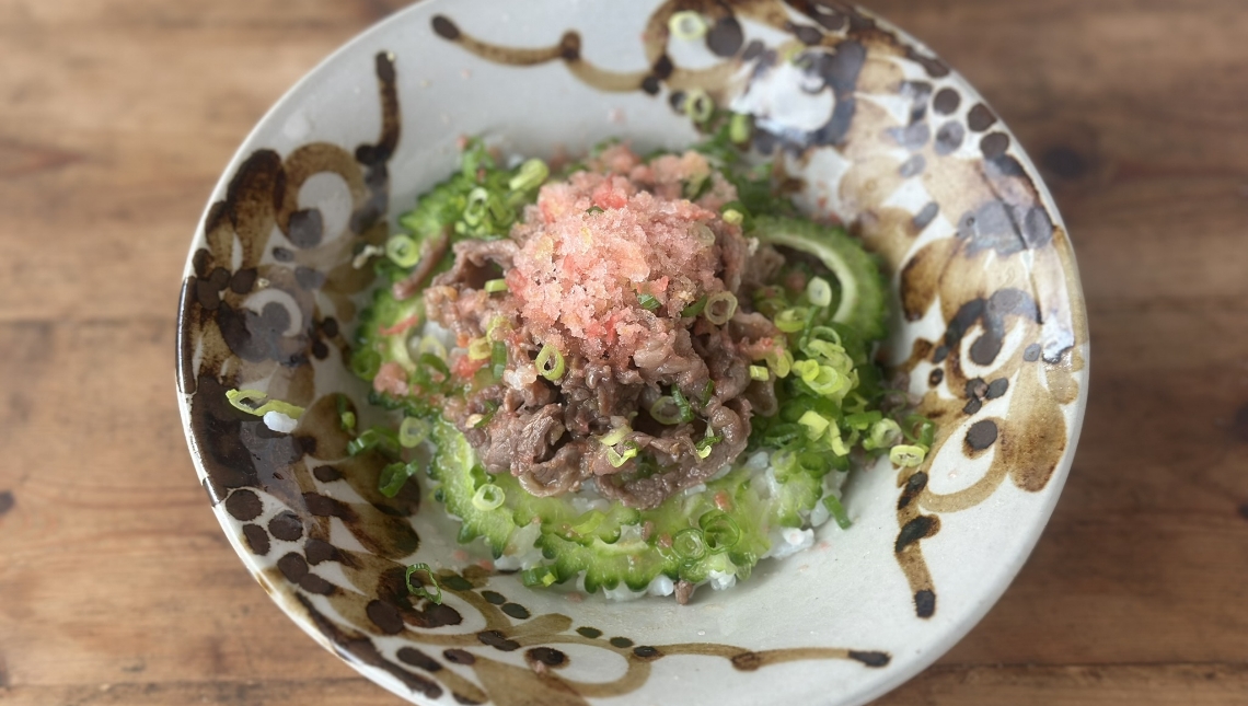 冷やし牛丼茶漬け